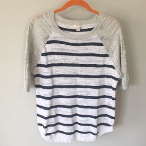 J Crew striped knit top